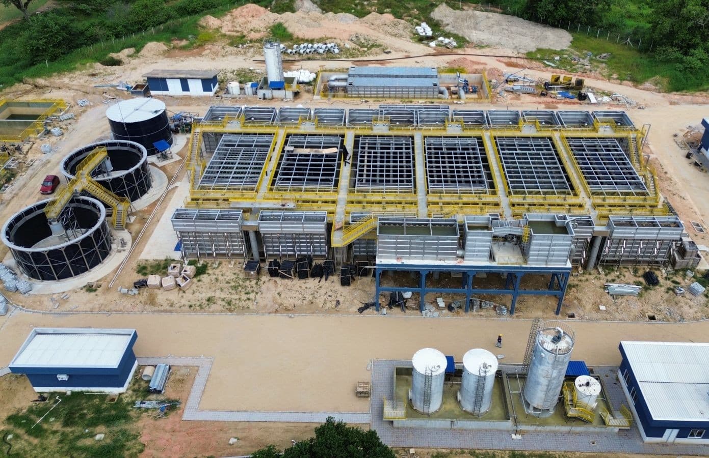 Obra da Estação de Tratamento de Água em Biguaçu entra na reta final