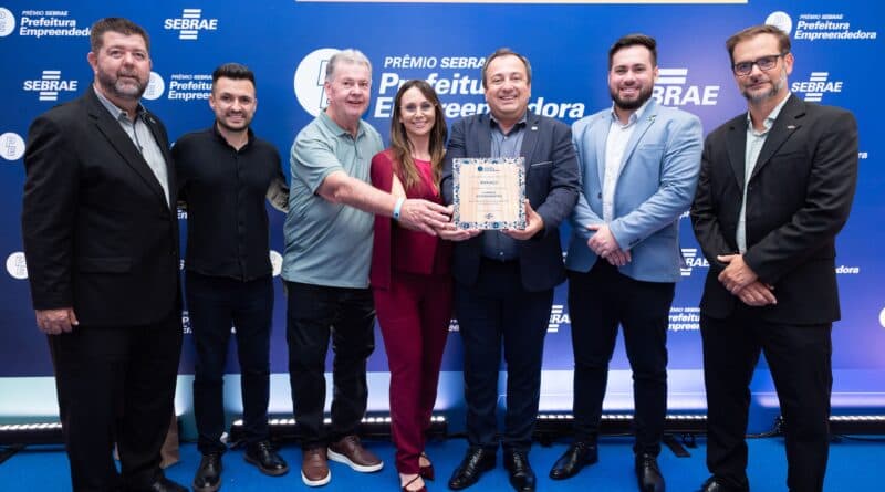 Biguaçu é premiada no Sebrae por projeto que fortalece agricultura familiar e alimentação escolar