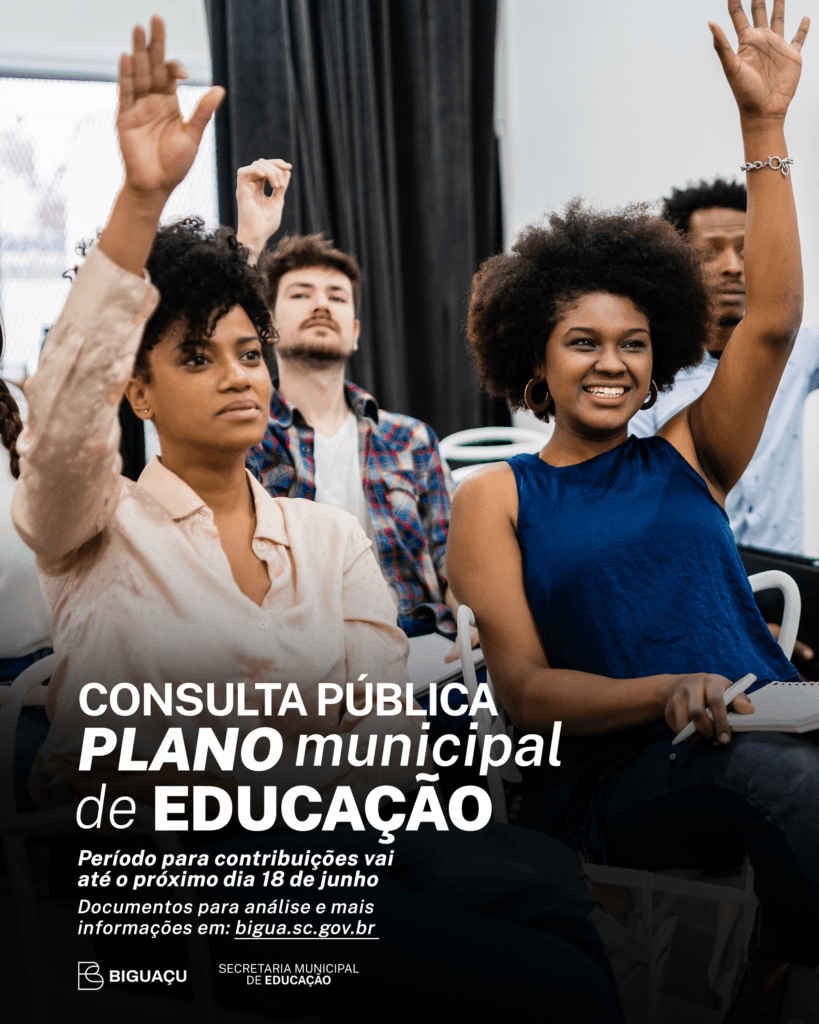 Biguaçu abre consulta pública para definir o futuro da educação municipal nos próximos 10 anos