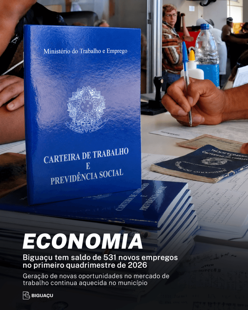 Biguaçu Celebra Saldo Positivo de 531 Novos Empregos no Primeiro Quadrimestre