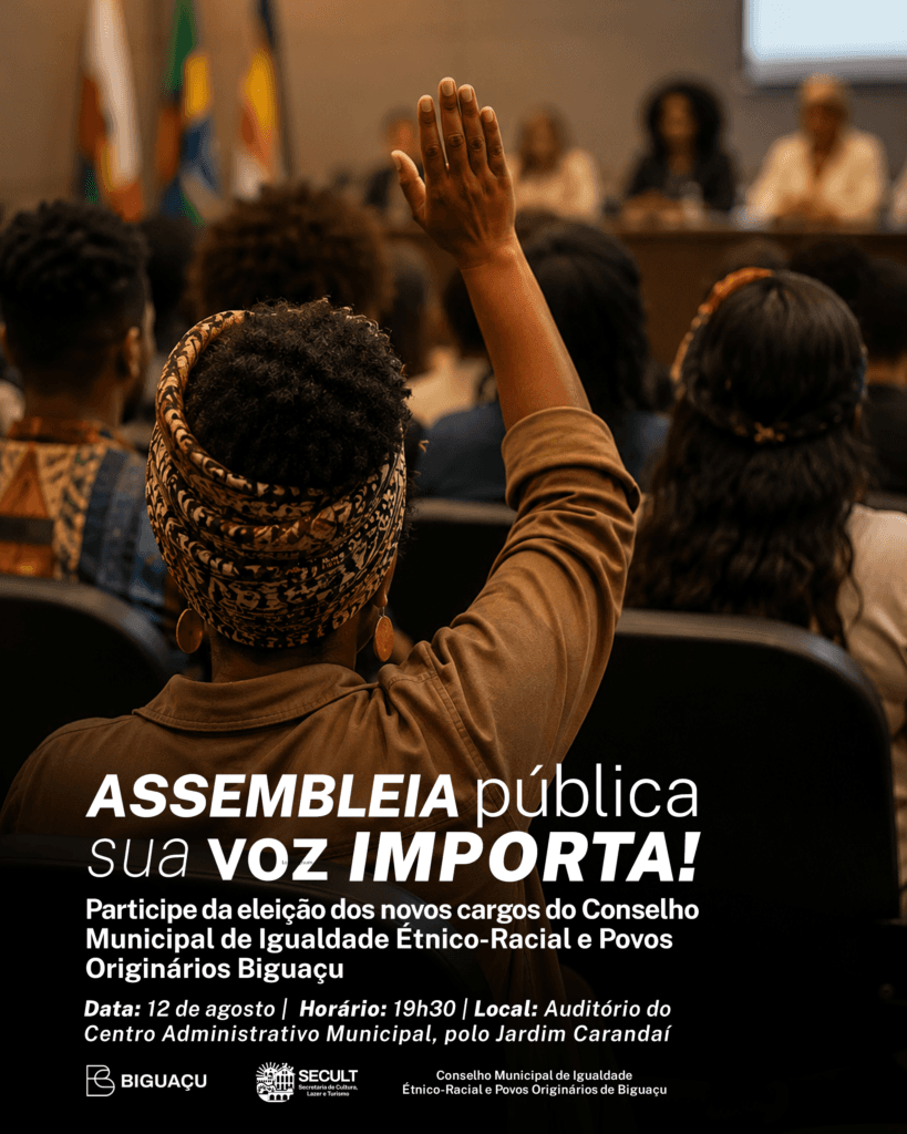 Biguaçu realiza Assembleia Pública para definir novo Conselho de Igualdade Étnico-Racial e Povos Originários